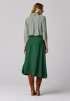 Zielona wiązana spódnica 2042