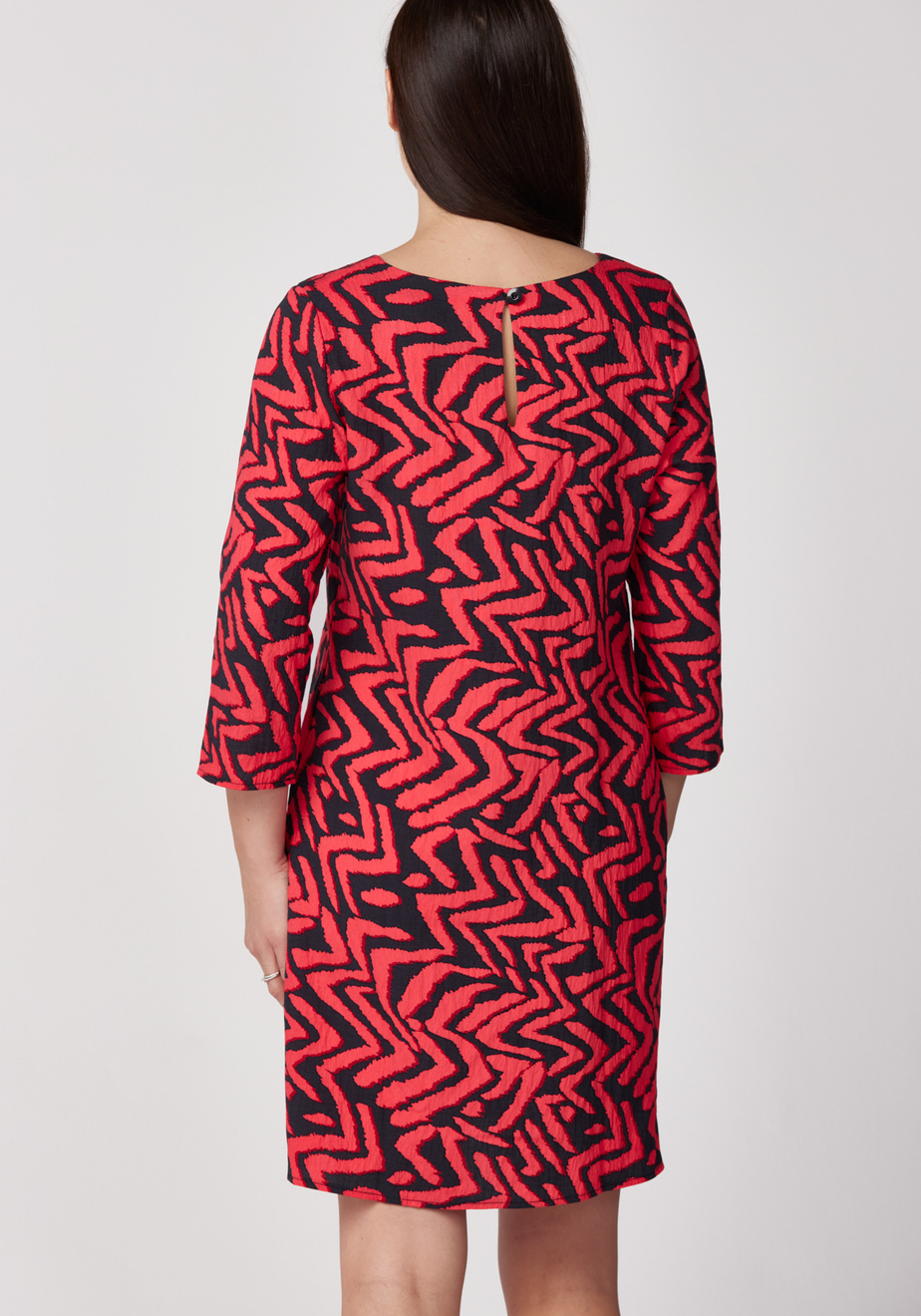 Prosta sukienka z wiskozy 1611