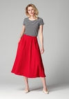 Czerwona spódnica 2045