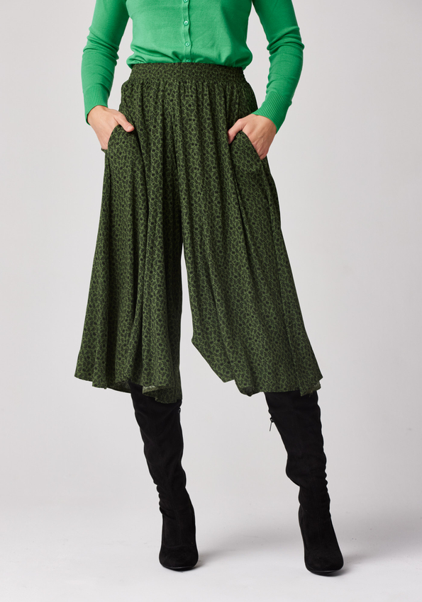 Zielone krótkie kuloty 5112