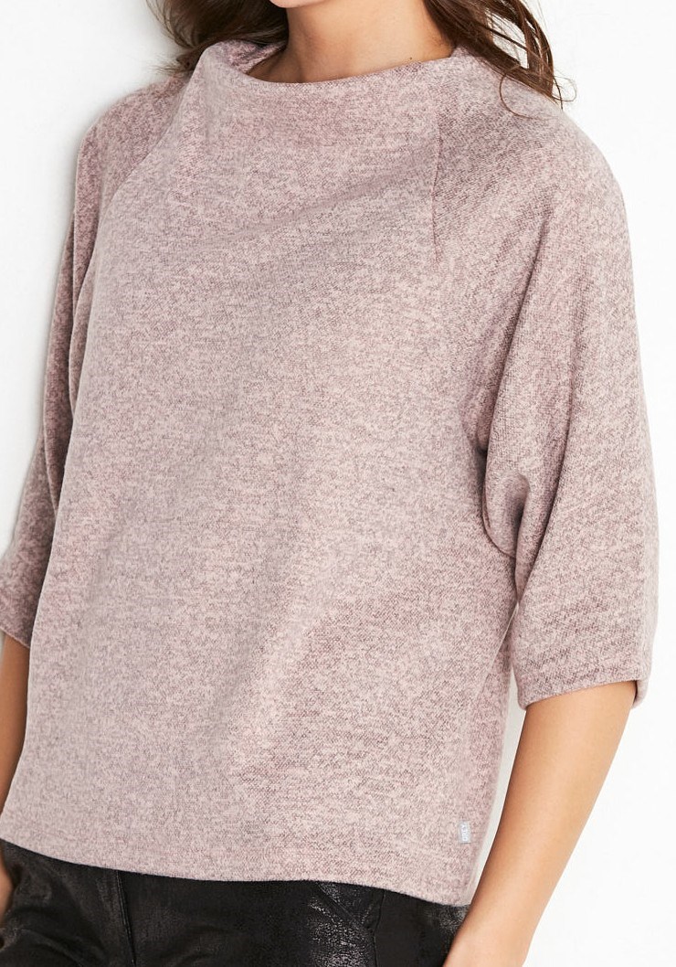 Różowy Sweter półgolf 8925