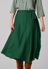 Zielona wiązana spódnica 2042