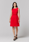 Czerwona elegancka sukienka 1747