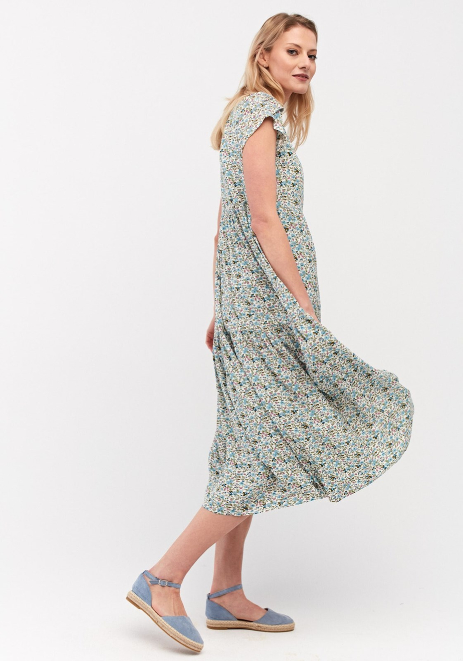 Sukienka w drobne kwiatki 1067