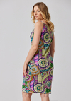 Kolorowa dopasowana sukienka 1495