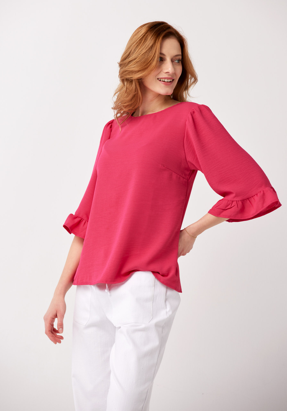 Amarantowa bluzka 3011