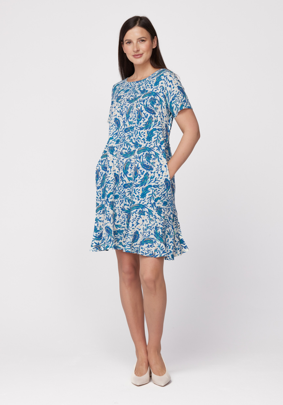 Sukienka z falbanką 1364