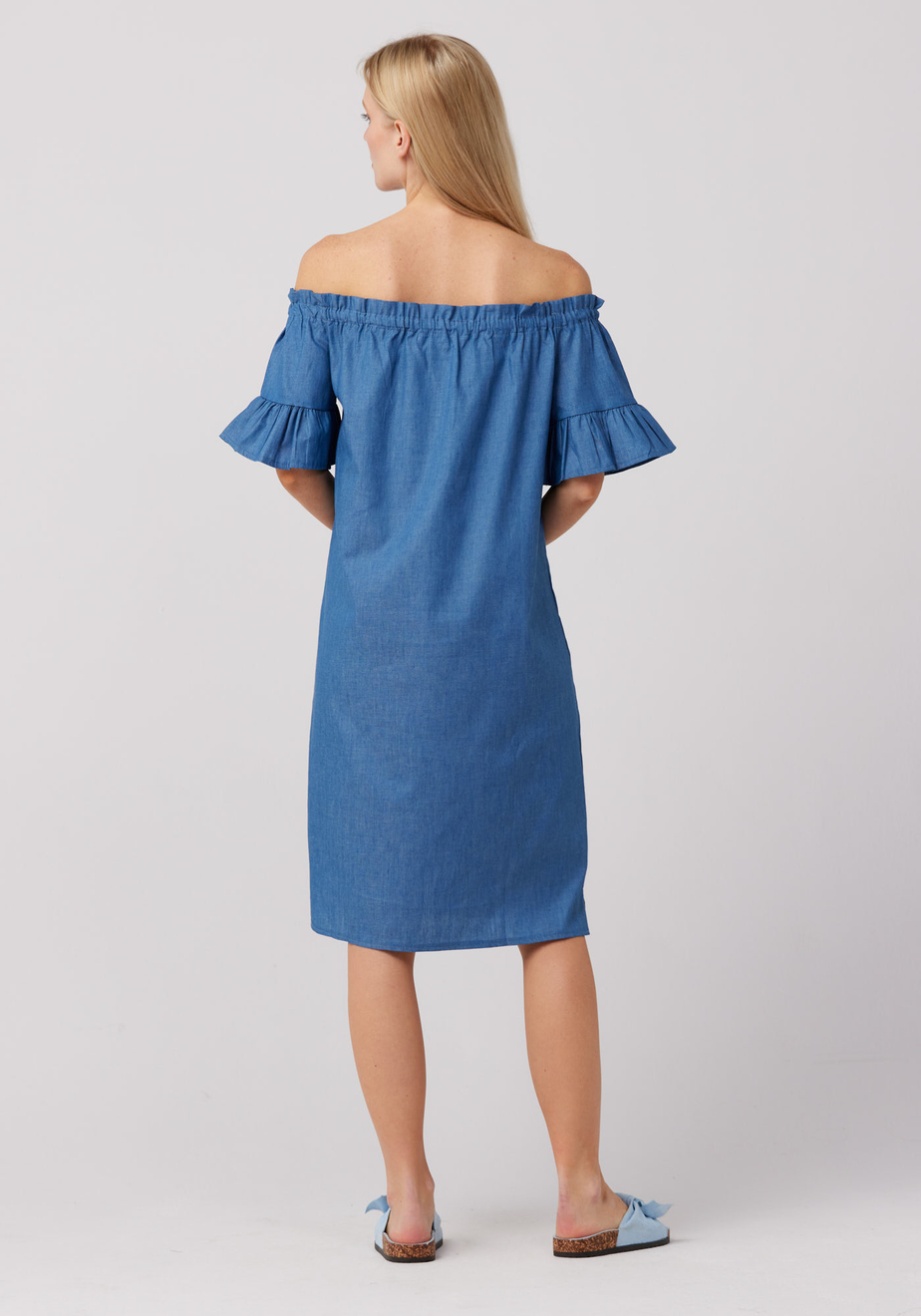 Jeansowa sukienka 1195