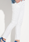 Białe letnie Spodnie 5054