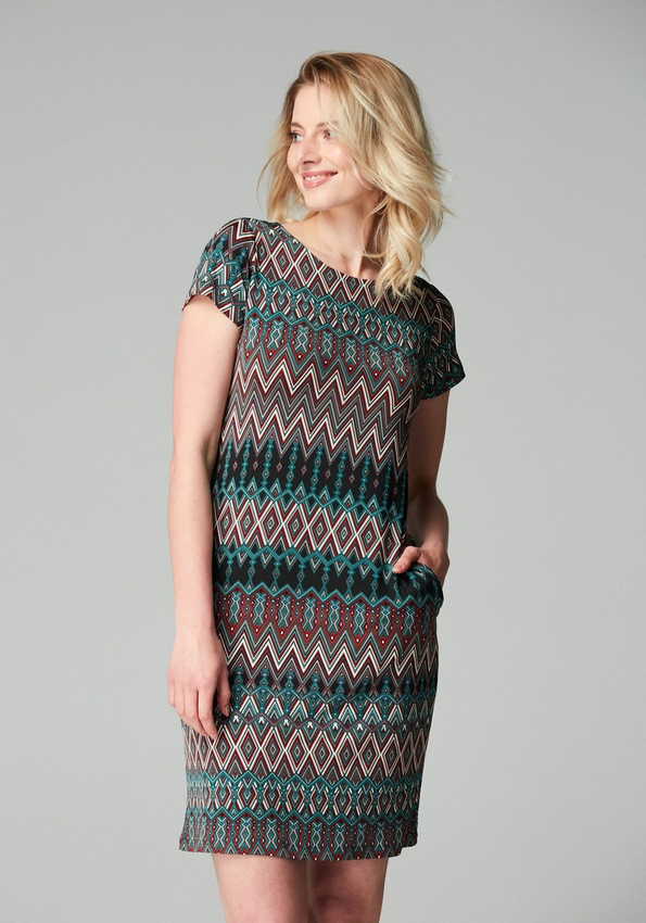 Sukienka w zygzaki 1575