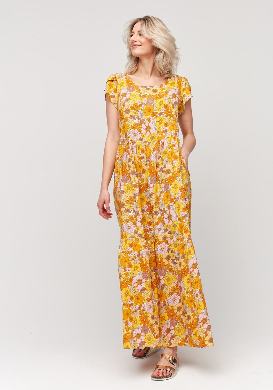Słoneczna sukienka maxi 1120