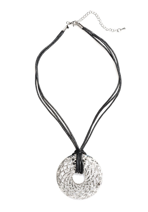 Naszyjnik z ażurowym kołem 0189