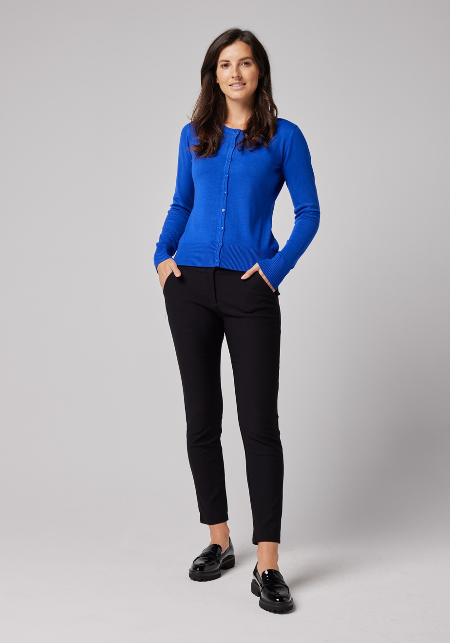 Klasyczny atramentowy sweter 8718