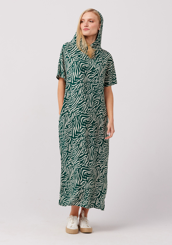 Sukienka z kapturem 1027