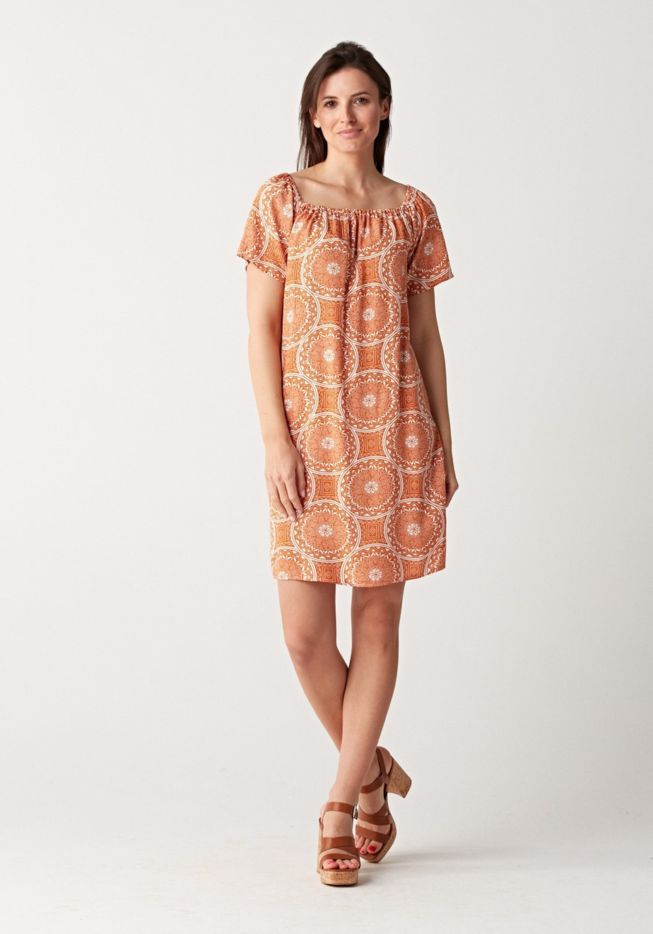 Krótka luźna sukienka 1025