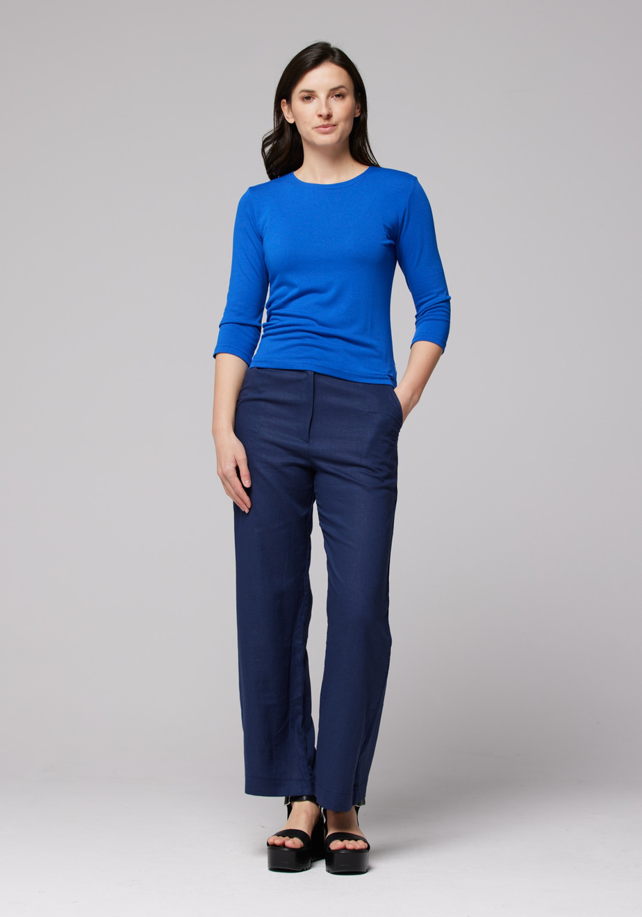 Cienki chabrowy sweterek 8931