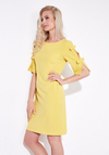 Żółta Sukienka z kokardkami 1770