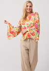 Bluzka w kolorowe kwiaty 3407