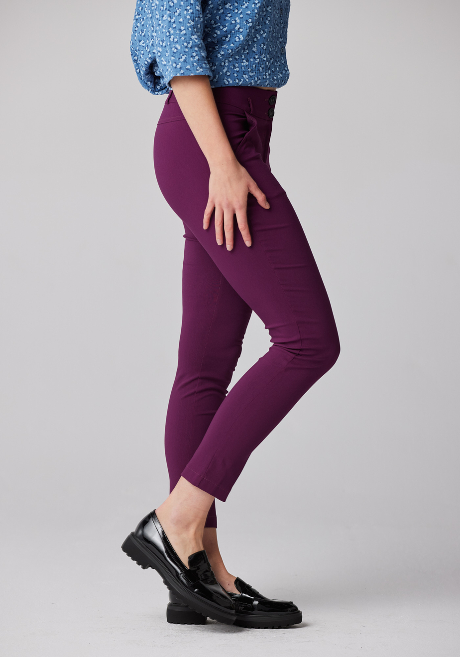 Śliwkowe spodnie 5179