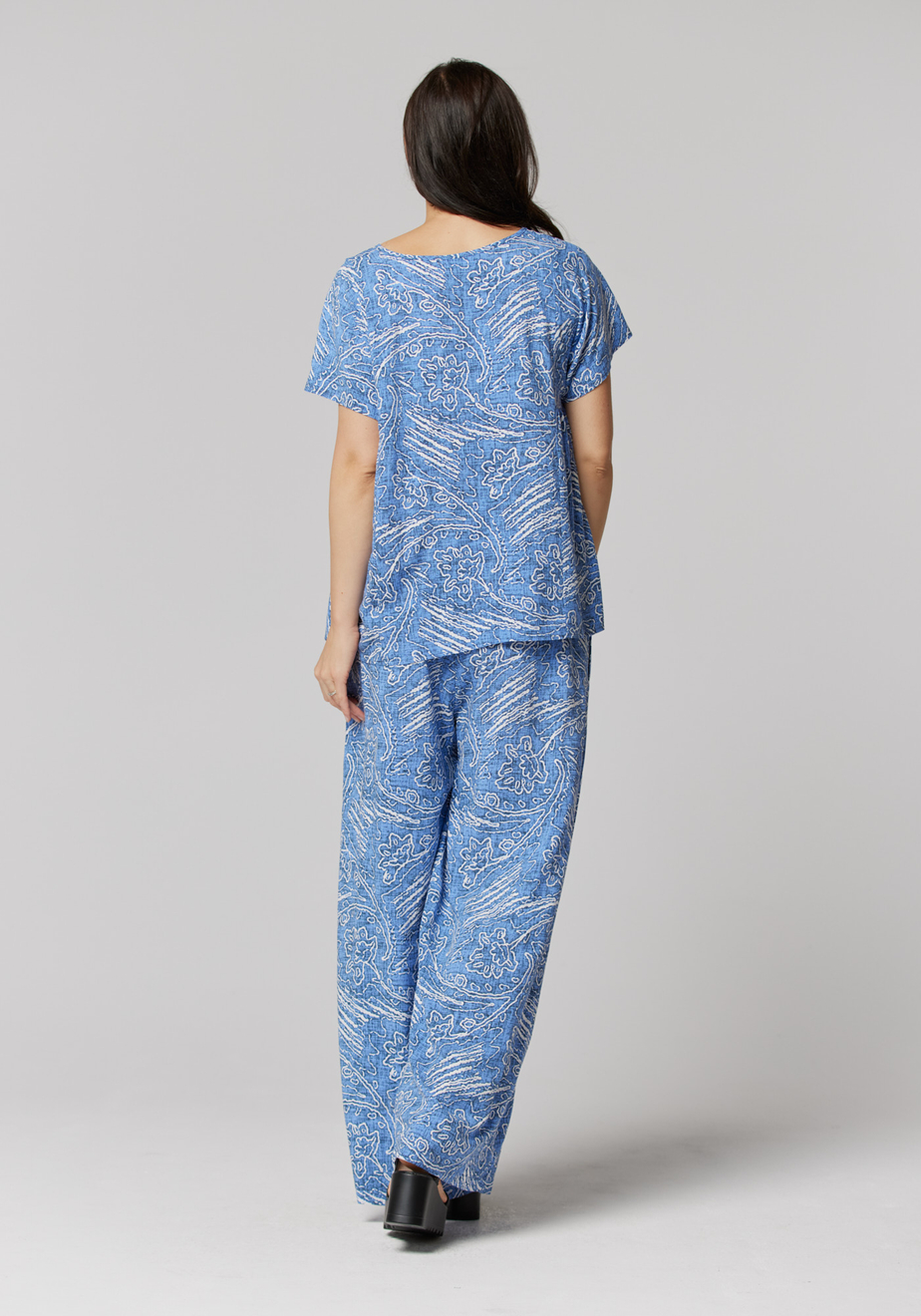 Swobodne spodnie z prostymi nogawkami 5122