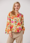 Bluzka w kolorowe kwiaty 3407