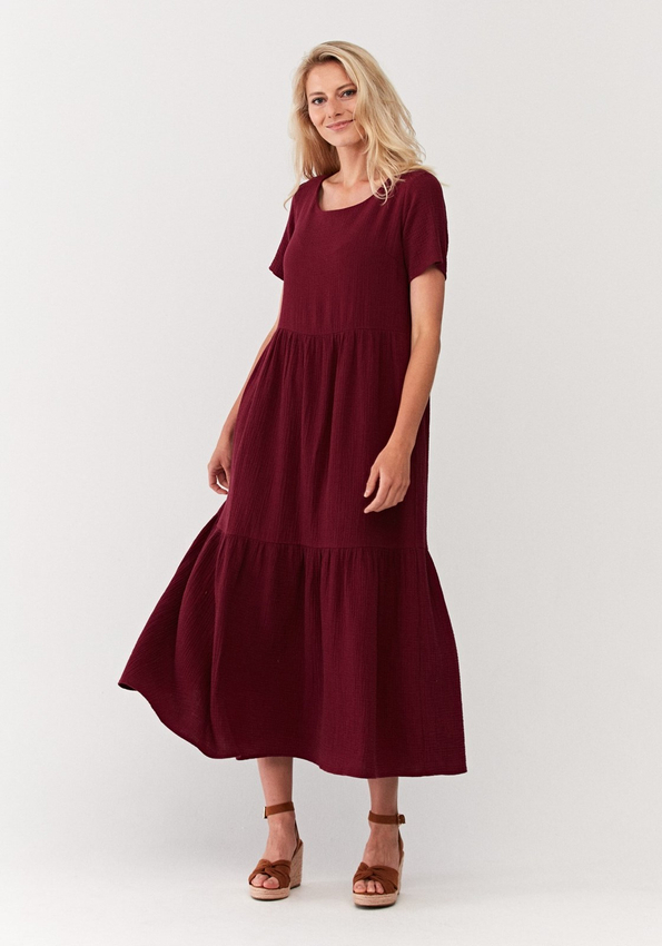 Swobodna sukienka maxi 1081