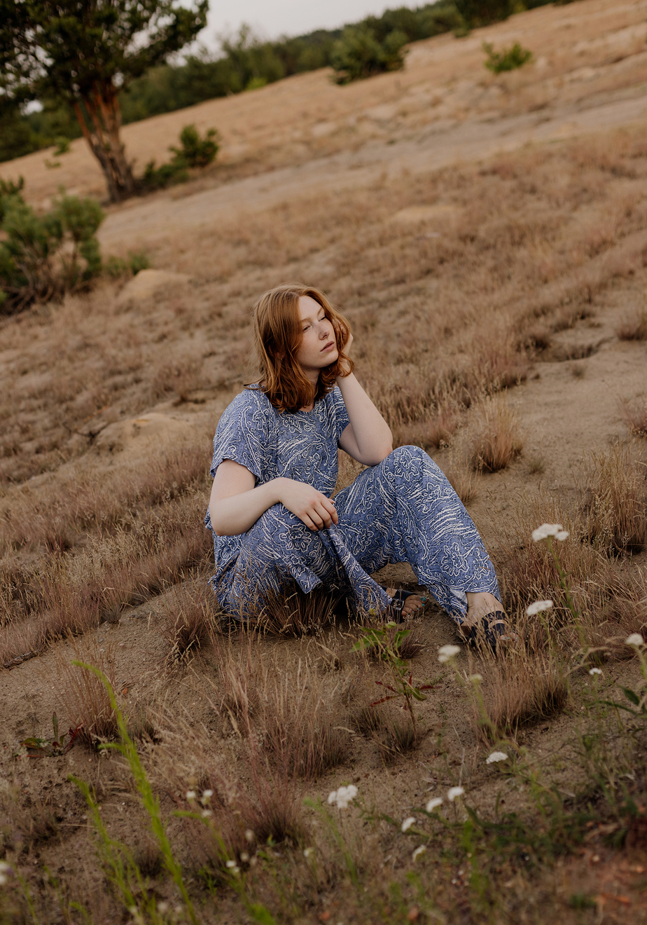 Swobodne spodnie z prostymi nogawkami 5122