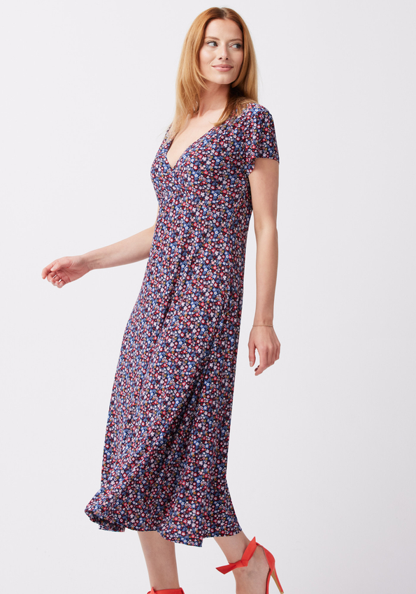 Kopertowa sukienka midi 1547