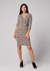 Kopertowa dopasowana sukienka 1596