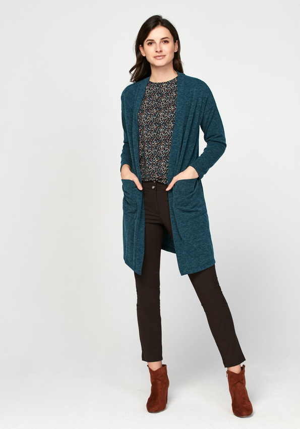 Turkusowy kardigan 8990