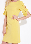 Żółta Sukienka z kokardkami 1770
