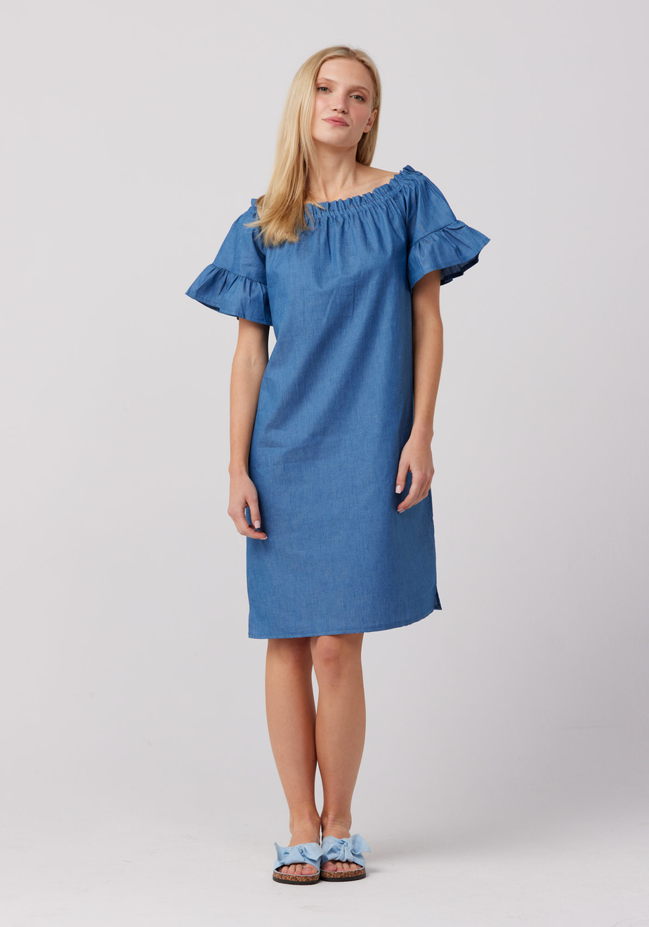 Jeansowa sukienka 1195