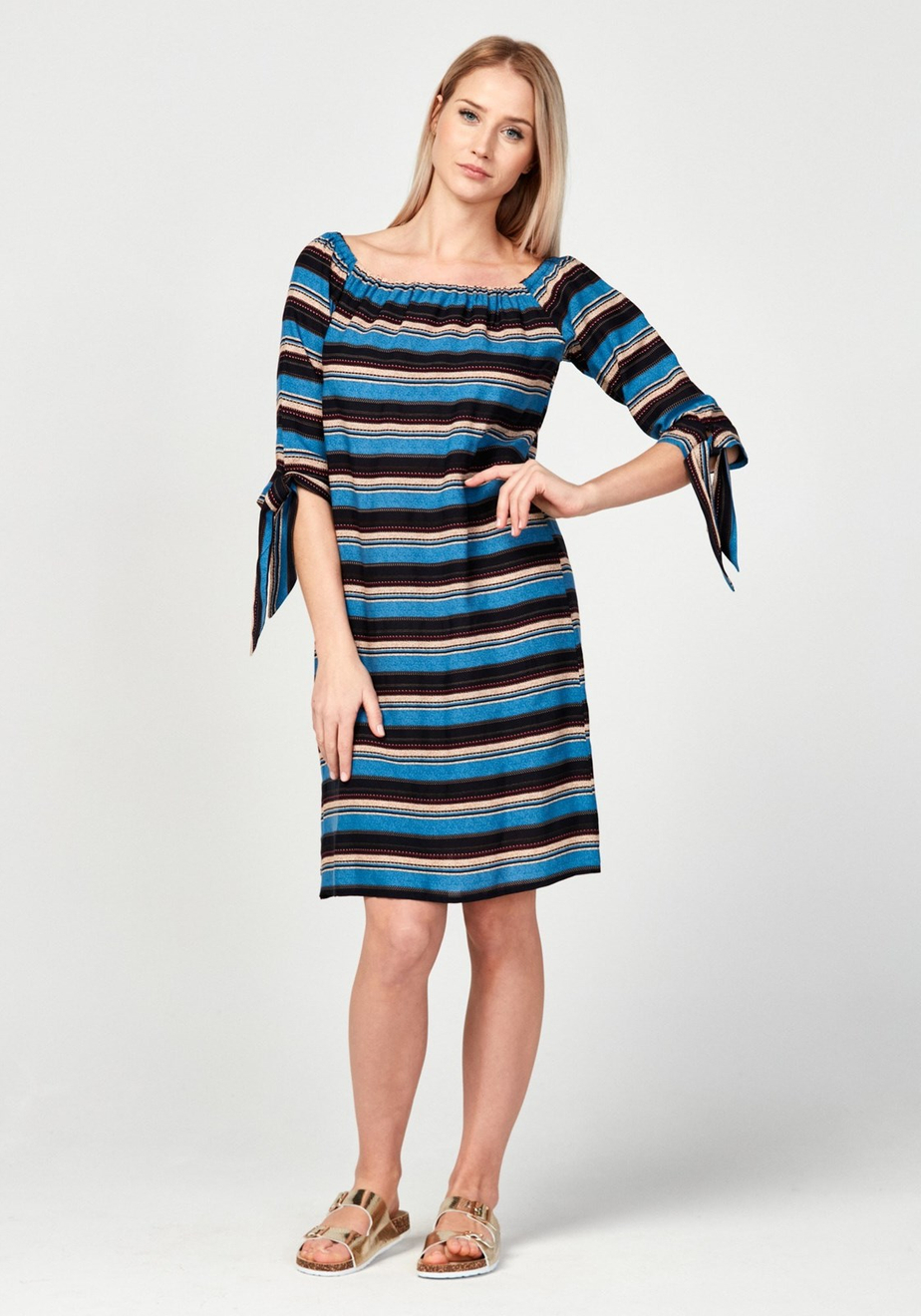 Sukienka hiszpanka w paski 1212