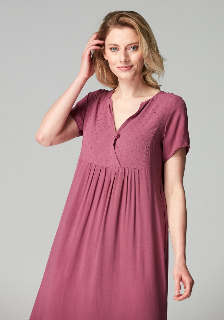 Swobodna sukienka midi 1089