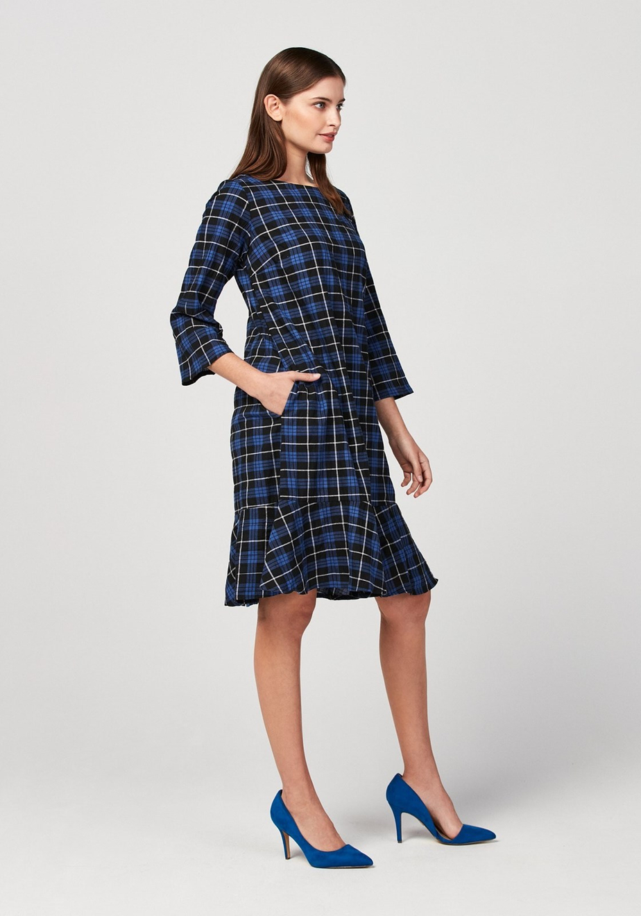 Sukienka w kratę 1671