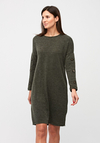 Dzianinowa zielona sukienka 1887