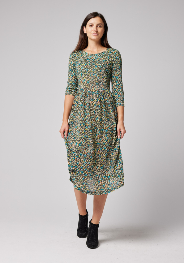 Dzianinowa sukienka midi 1808