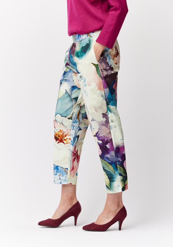 Kwieciste spodnie 5025