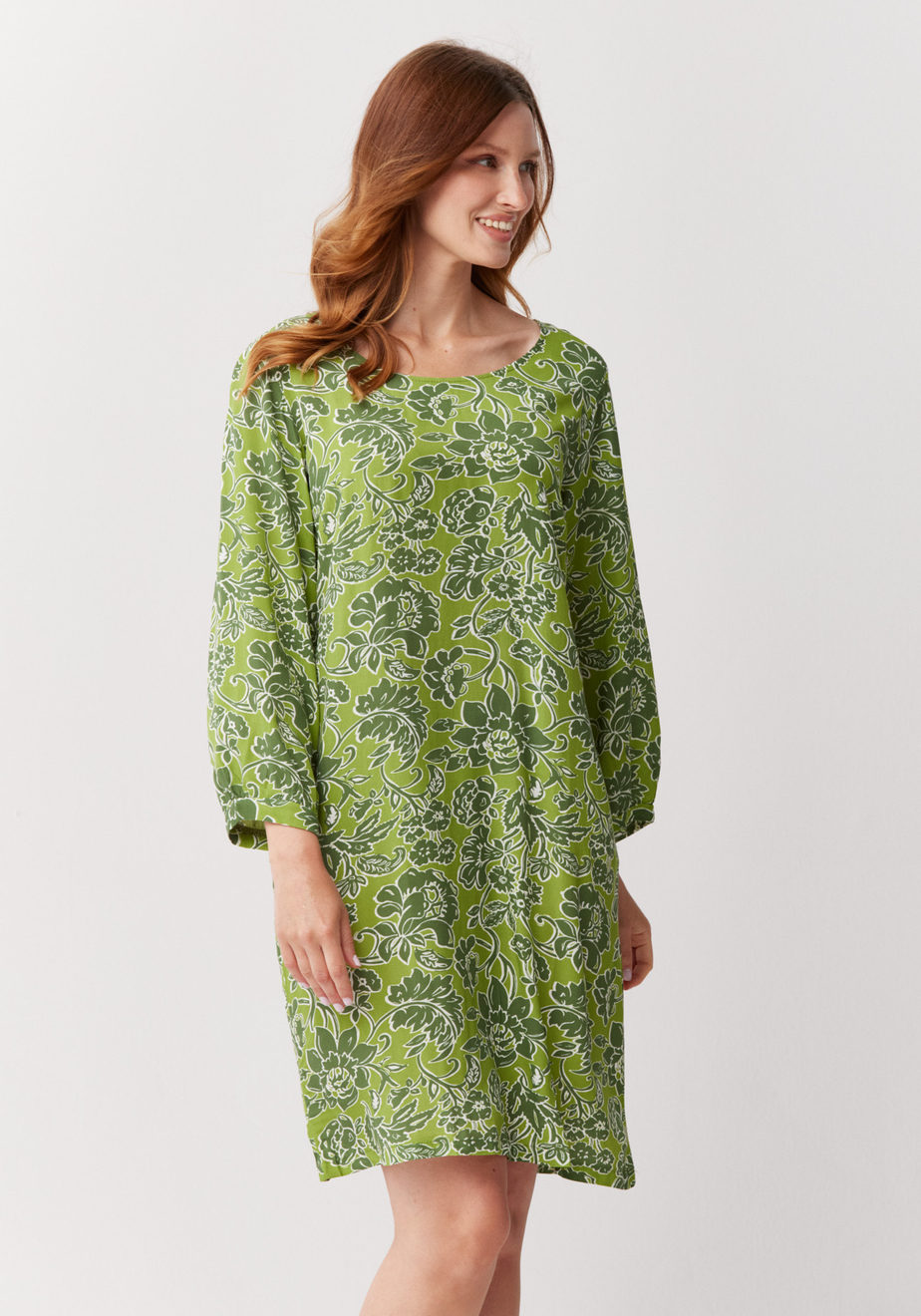 Prosta zielona sukienka 1116