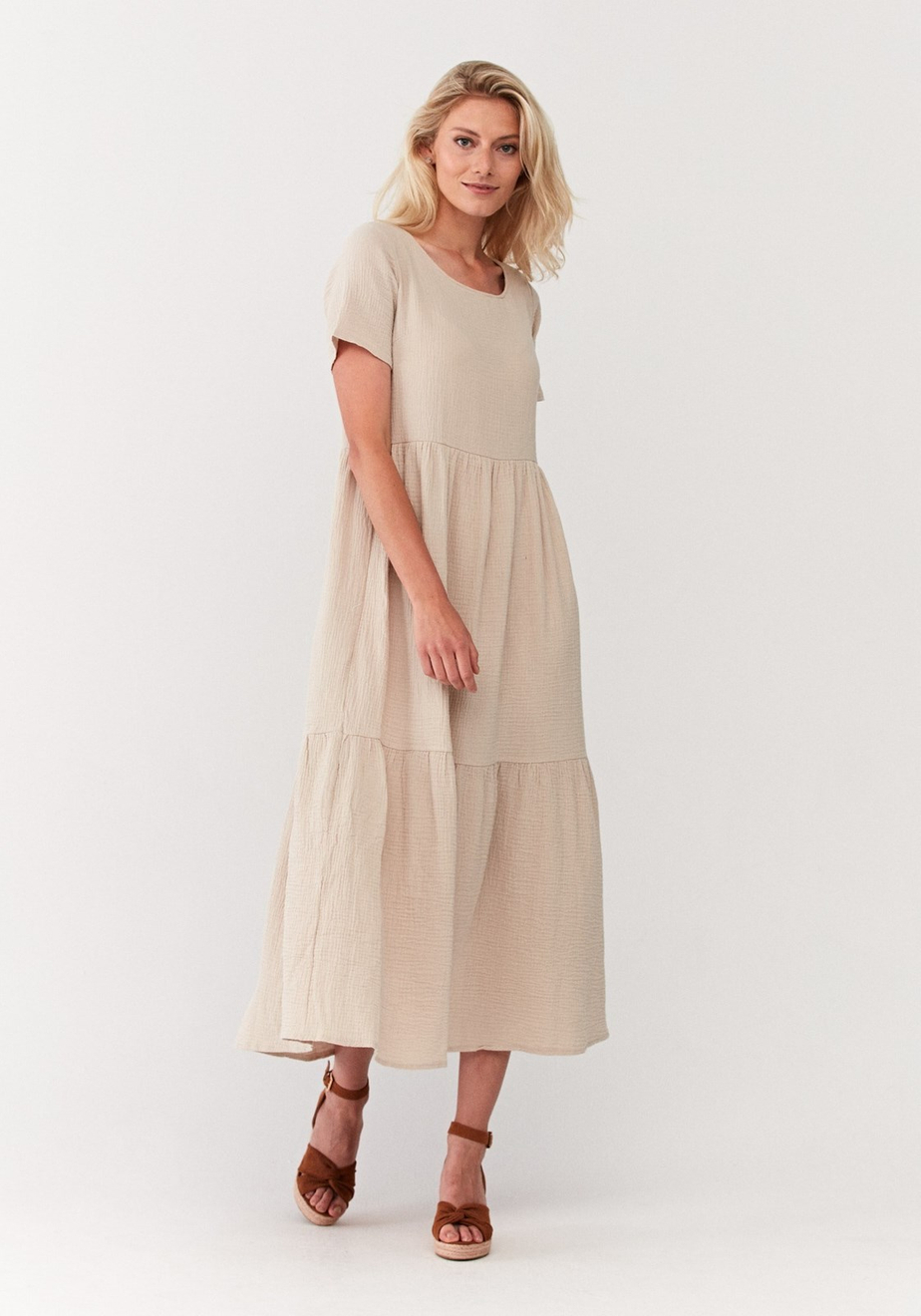 Swobodna sukienka maxi 1081