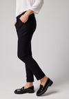 Wiskozowe czarne spodnie 5077