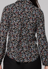 Czarna koszula w kwiatki 3031