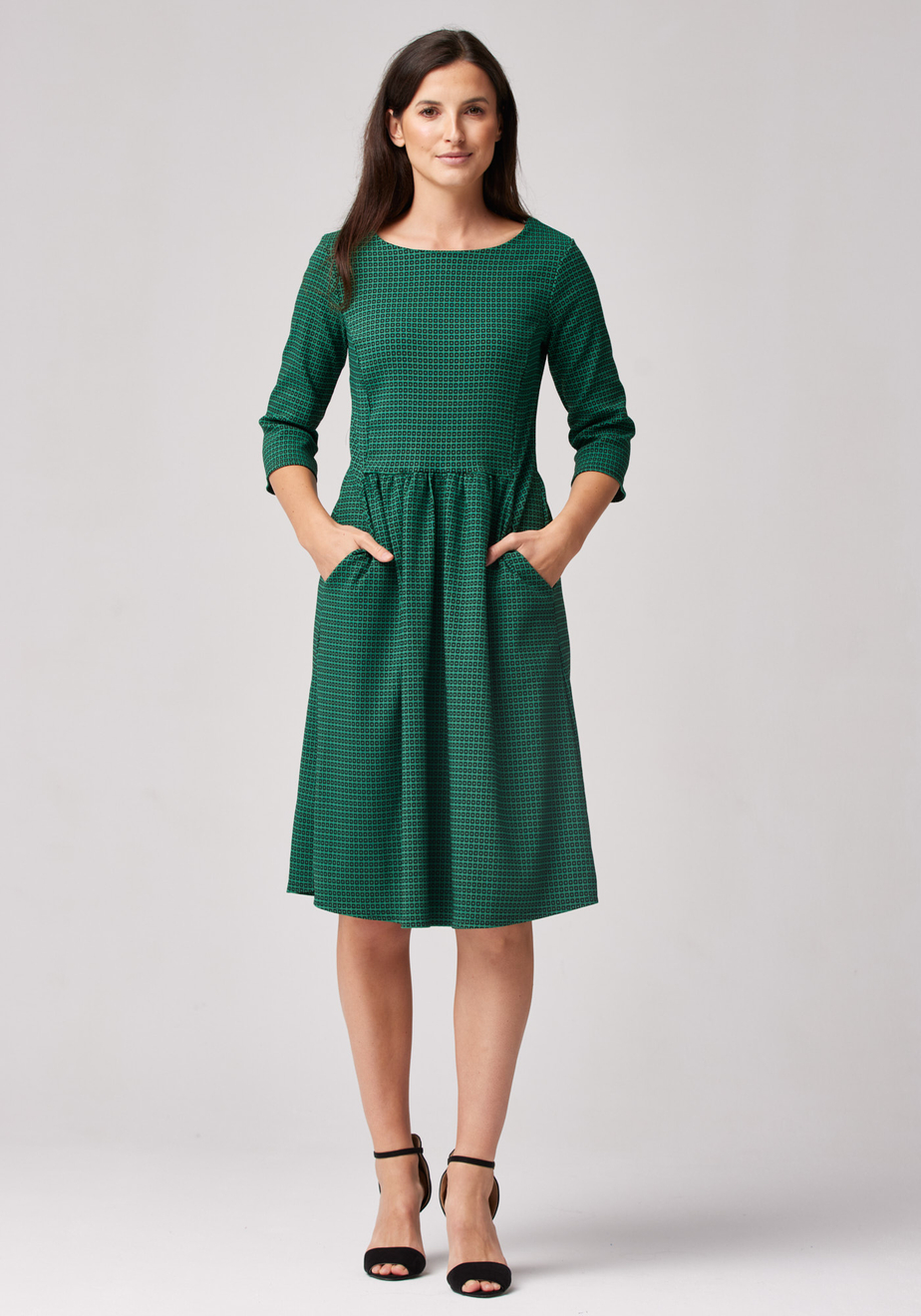 Elegancka zielona sukienka 1768