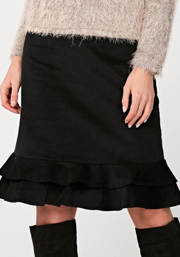 Spódnica z falbaną 2069