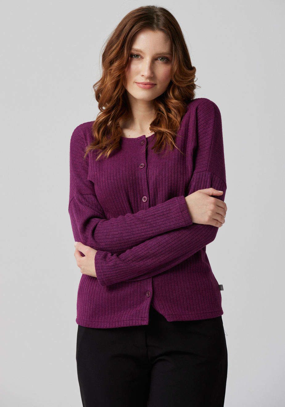 Prążkowany sweter 8921