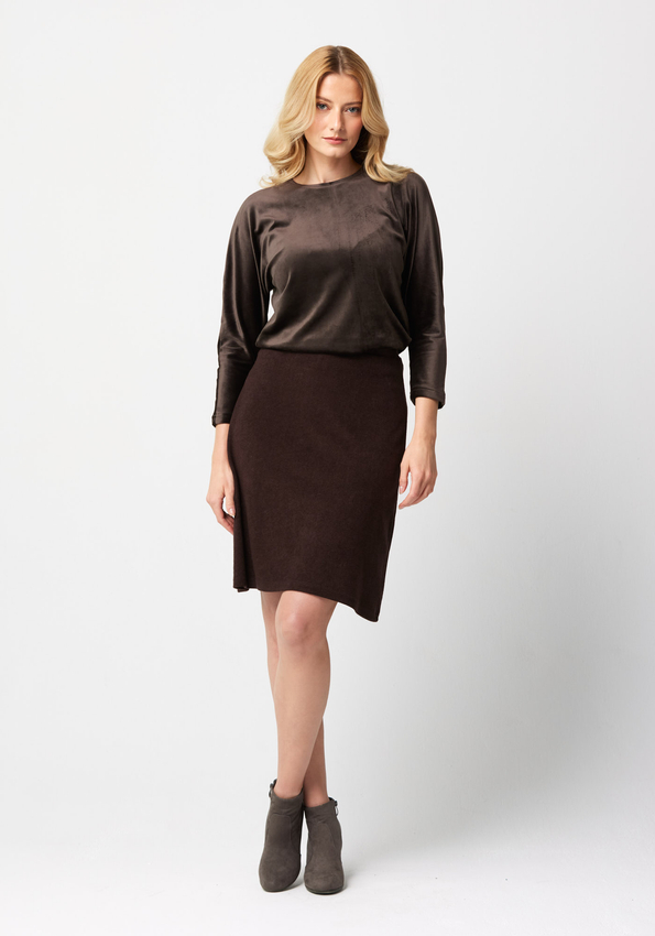 Brązowa spódnica 2187