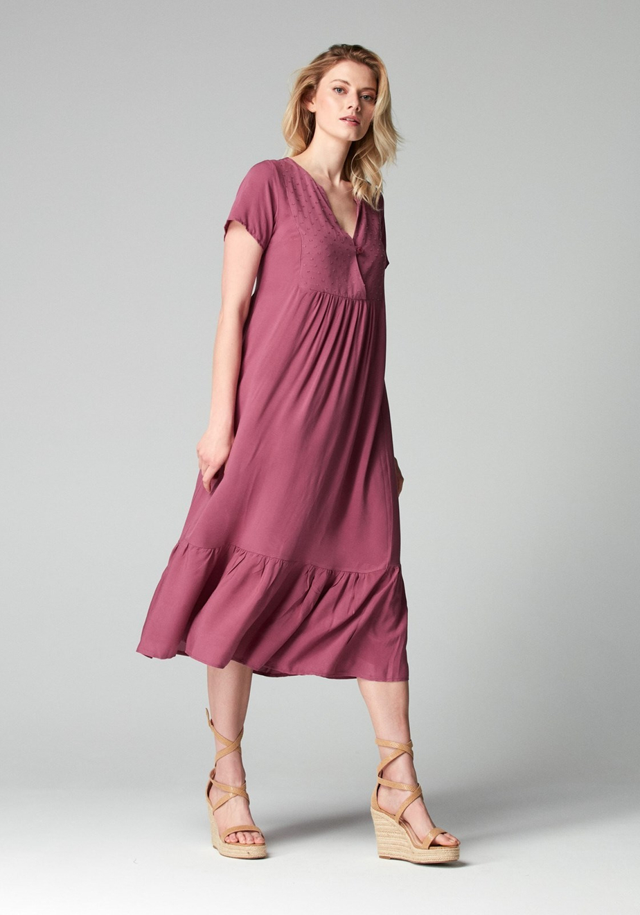 Swobodna sukienka midi 1089