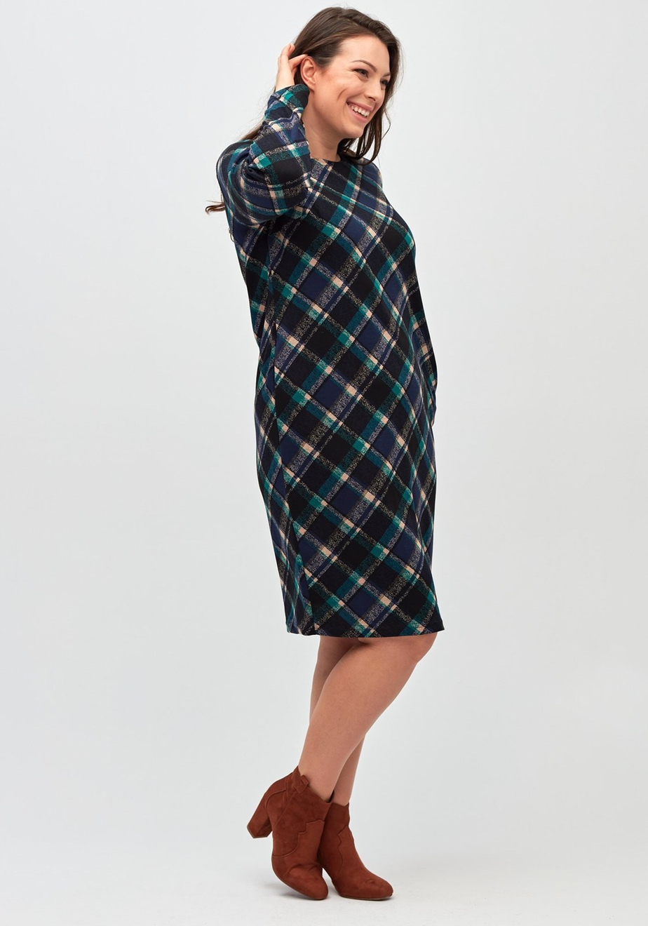 Sukienka w kratkę 6230