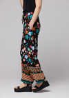 Luźne spodnie w kwiaty 5101