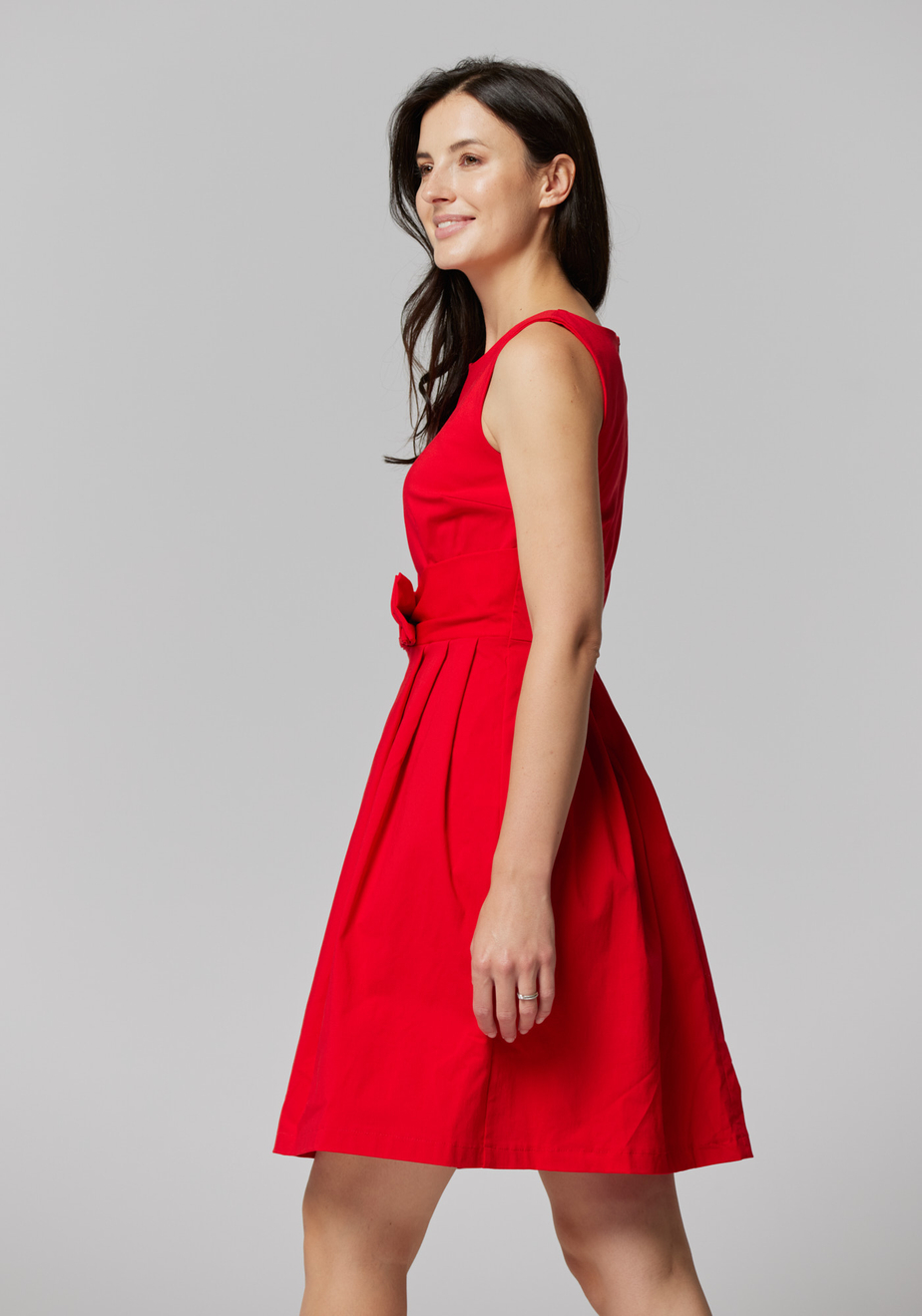 Czerwona elegancka sukienka 1747